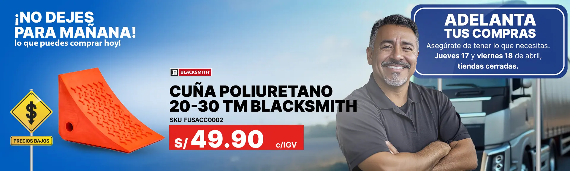 Cuña 20 a 30 toneladas